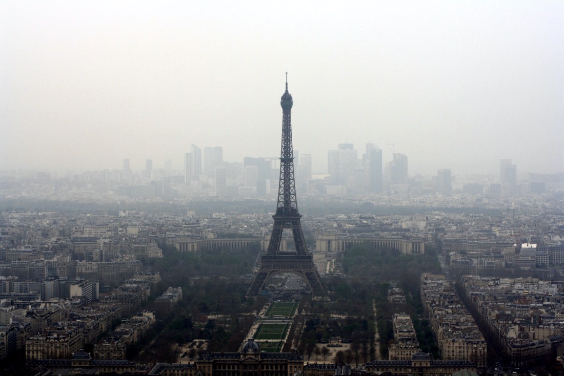 Canva - Eiffel Tower View in Foggy Weather