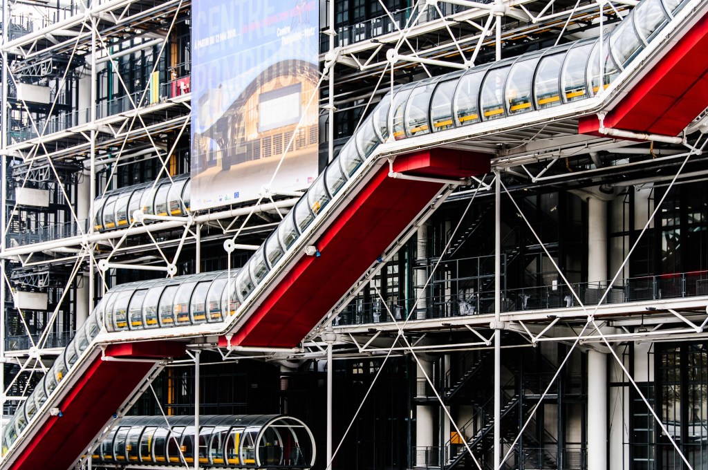 Canva - Paris, Architecture, France, Center Pompidou, Building